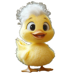 Little Yellow Duck Vinyl Car Decal Sticker – Waterproof & UV-Resistant 8"