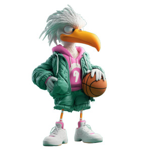 Retro Bird Character Vinyl Car Decal Sticker – Waterproof & UV-Resistant 8" Retro Bird Character Vinyl Car Decal Sticker – Waterproof & UV-Resistant 8"