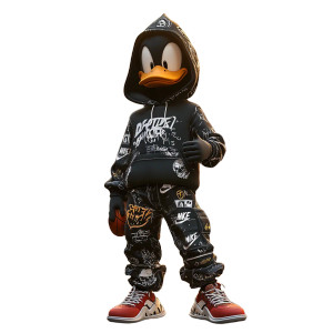 Urban Duck Icon Vinyl Car Decal Sticker – Waterproof & UV-Resistant 8"