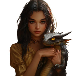 Girl With Dragon V12 Vinyl Car Decal Sticker – Waterproof & UV-Resistant 8" Girl With Dragon V12 Vinyl Car Decal Sticker – Waterproof & UV-Resistant 8"
