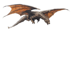 Dragon Climbing Rock Vinyl Car Decal Sticker – Waterproof & UV-Resistant 8"