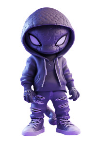 Chibi Apophis Figurine Vinyl Car Decal Sticker – Waterproof & UV-Resistant 8"