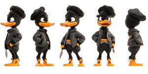 Chef Duck Character Vinyl Car Decal Sticker – Waterproof & UV-Resistant 8" Chef Duck Character Vinyl Car Decal Sticker – Waterproof & UV-Resistant 8"