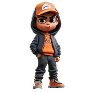 Skater Toy Character Vinyl Car Decal Sticker – Waterproof & UV-Resistant 8" Skater Toy Character Vinyl Car Decal Sticker – Waterproof & UV-Resistant 8"