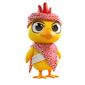 Proud Saudi Chicken Vinyl Car Decal Sticker – Waterproof & UV-Resistant 8" Proud Saudi Chicken Vinyl Car Decal Sticker – Waterproof & UV-Resistant 8"