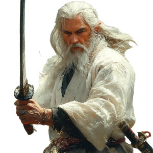 Gandalf Samurai Vinyl Car Decal Sticker – Waterproof & UV-Resistant 8"