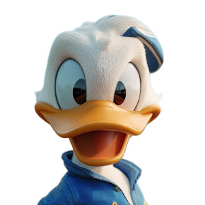 Goof With Donald Vinyl Car Decal Sticker – Waterproof & UV-Resistant 8"