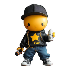 Hiphop Skater Figure Vinyl Car Decal Sticker – Waterproof & UV-Resistant 8" Hiphop Skater Figure Vinyl Car Decal Sticker – Waterproof & UV-Resistant 8"