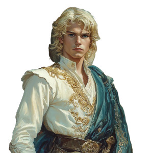 Dark Fantasy Prince Vinyl Car Decal Sticker – Waterproof & UV-Resistant 8"