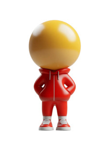 Red Faced Emoji Vinyl Car Decal Sticker – Waterproof & UV-Resistant 8"