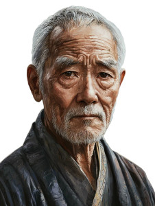 Elderly East Asian Man Vinyl Car Decal Sticker – Waterproof & UV-Resistant 8" Elderly East Asian Man Vinyl Car Decal Sticker – Waterproof & UV-Resistant 8"