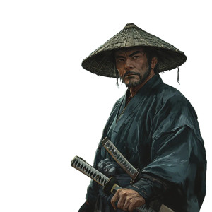 Samurai Farmer Vinyl Car Decal Sticker – Waterproof & UV-Resistant 8" Samurai Farmer Vinyl Car Decal Sticker – Waterproof & UV-Resistant 8"