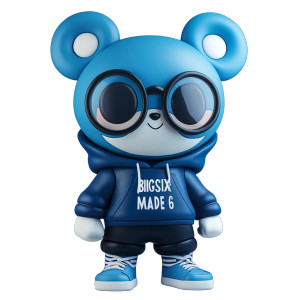 Blue Bear Vinyl Toy Vinyl Car Decal Sticker – Waterproof & UV-Resistant 8"
