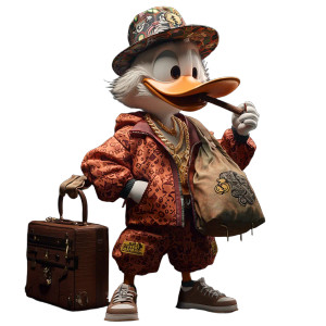 Scrooge Mcduck Luxe Vinyl Car Decal Sticker – Waterproof & UV-Resistant 8" Scrooge Mcduck Luxe Vinyl Car Decal Sticker – Waterproof & UV-Resistant 8"