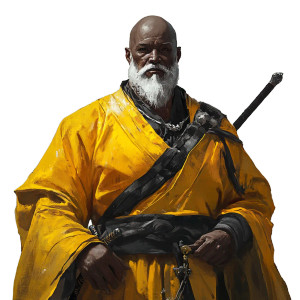 Bald Monk Guard Vinyl Car Decal Sticker – Waterproof & UV-Resistant 8" Bald Monk Guard Vinyl Car Decal Sticker – Waterproof & UV-Resistant 8"