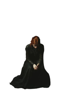 Gothic Ginger Woman Vinyl Car Decal Sticker – Waterproof & UV-Resistant 8"