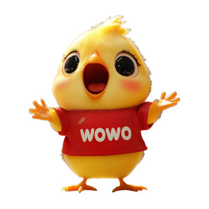 Singing Yellow Chick Vinyl Car Decal Sticker – Waterproof & UV-Resistant 8"