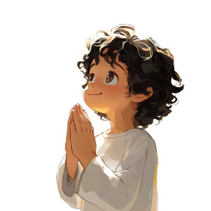 Praying Boy Vinyl Car Decal Sticker – Waterproof & UV-Resistant 8" Praying Boy Vinyl Car Decal Sticker – Waterproof & UV-Resistant 8"