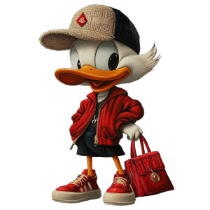 Daffy Duck Fashion V2 Vinyl Car Decal Sticker – Waterproof & UV-Resistant 8"