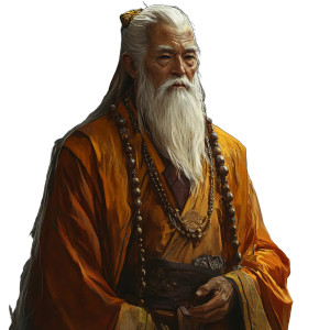 Chief Monk Elder Vinyl Car Decal Sticker – Waterproof & UV-Resistant 8"