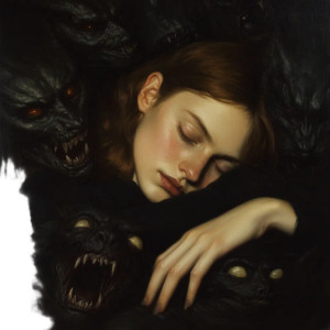 Dark Gothic Dreams Vinyl Car Decal Sticker – Waterproof & UV-Resistant 8"