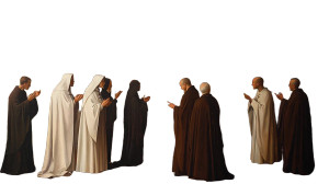 Medieval Monks Storytelling Vinyl Car Decal Sticker – Waterproof & UV-Resistant 8" Medieval Monks Storytelling Vinyl Car Decal Sticker – Waterproof & UV-Resistant 8"