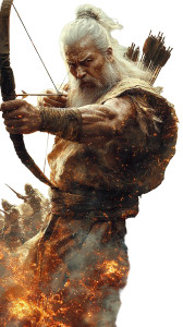 Ancient Immortal Leader Vinyl Car Decal Sticker – Waterproof & UV-Resistant 8"