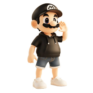 3D Mario Figurine Vinyl Car Decal Sticker – Waterproof & UV-Resistant 8" 3D Mario Figurine Vinyl Car Decal Sticker – Waterproof & UV-Resistant 8"