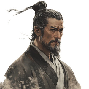 Lao Wen Portrait Vinyl Car Decal Sticker – Waterproof & UV-Resistant 8"