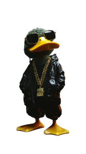 Drake Duck Performer Vinyl Car Decal Sticker – Waterproof & UV-Resistant 8"