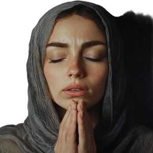Praying Woman V3 Vinyl Car Decal Sticker – Waterproof & UV-Resistant 8" Praying Woman V3 Vinyl Car Decal Sticker – Waterproof & UV-Resistant 8"