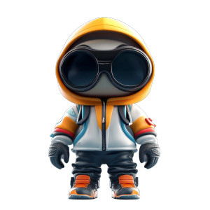 Chibi Cyberpunk Avatar Vinyl Car Decal Sticker – Waterproof & UV-Resistant 8" Chibi Cyberpunk Avatar Vinyl Car Decal Sticker – Waterproof & UV-Resistant 8"