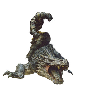 Dragon Warrior Battle Vinyl Car Decal Sticker – Waterproof & UV-Resistant 8"