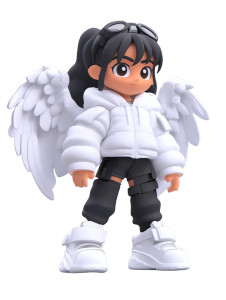 Chibi Angel Outfit Vinyl Car Decal Sticker – Waterproof & UV-Resistant 8" Chibi Angel Outfit Vinyl Car Decal Sticker – Waterproof & UV-Resistant 8"