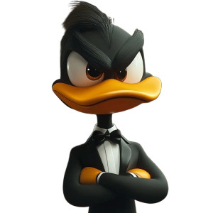 Funny Duck Character Vinyl Car Decal Sticker – Waterproof & UV-Resistant 8" Funny Duck Character Vinyl Car Decal Sticker – Waterproof & UV-Resistant 8"