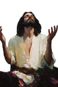 Praying Jesus Vinyl Car Decal Sticker – Waterproof & UV-Resistant 8" Praying Jesus Vinyl Car Decal Sticker – Waterproof & UV-Resistant 8"