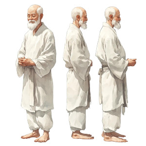 Eerie Old Man Vinyl Car Decal Sticker – Waterproof & UV-Resistant 8"