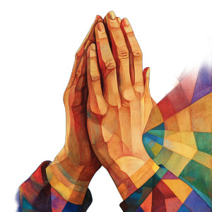 Praying Hands V7 Vinyl Car Decal Sticker – Waterproof & UV-Resistant 8" Praying Hands V7 Vinyl Car Decal Sticker – Waterproof & UV-Resistant 8"