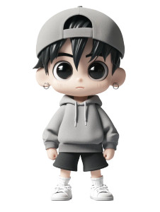 Cute Boy Character Vinyl Car Decal Sticker – Waterproof & UV-Resistant 8" Cute Boy Character Vinyl Car Decal Sticker – Waterproof & UV-Resistant 8"