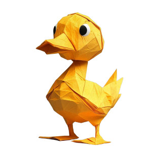 Origami Duck Vinyl Car Decal Sticker – Waterproof & UV-Resistant 8" Origami Duck Vinyl Car Decal Sticker – Waterproof & UV-Resistant 8"