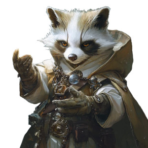 Raccoon White Mage Vinyl Car Decal Sticker – Waterproof & UV-Resistant 8" Raccoon White Mage Vinyl Car Decal Sticker – Waterproof & UV-Resistant 8"