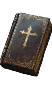 Old Bible Vinyl Car Decal Sticker – Waterproof & UV-Resistant 8"