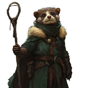 Western Dnd Ferret Vinyl Car Decal Sticker – Waterproof & UV-Resistant 8"