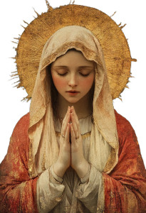 Saintly Woman Portrait Vinyl Car Decal Sticker – Waterproof & UV-Resistant 8" Saintly Woman Portrait Vinyl Car Decal Sticker – Waterproof & UV-Resistant 8"