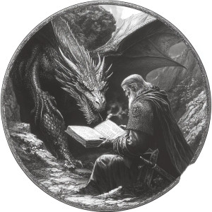 King Reading Book Vinyl Car Decal Sticker – Waterproof & UV-Resistant 8"