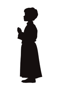 Altar Boy Silhouette Vinyl Car Decal Sticker – Waterproof & UV-Resistant 8"