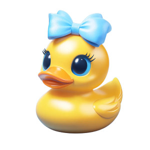 Cheerleading Rubber Duck Vinyl Car Decal Sticker – Waterproof & UV-Resistant 8" Cheerleading Rubber Duck Vinyl Car Decal Sticker – Waterproof & UV-Resistant 8"