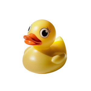 Vintage Rubber Duck Vinyl Car Decal Sticker – Waterproof & UV-Resistant 8"