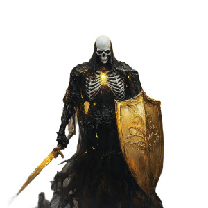 Grim Reaper Warrior Vinyl Car Decal Sticker – Waterproof & UV-Resistant 8"