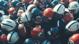 Funny Nfl Player Pile Vinyl Car Decal Sticker – Waterproof & UV-Resistant 8"